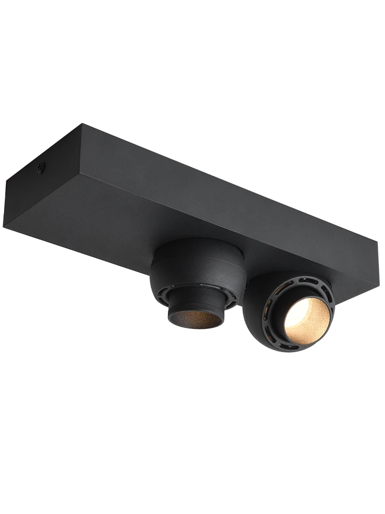 Saiyo LED Zoomable Spotlights Surface Mounted Ceiling Lamp Adjustable Focusing Wall Spots Lighting 85-265V For Living Room