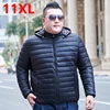 Men's padded jacket winter padded jacket plus size men's jacket loose coat 8XL 10XL 9XL Removable hat winter men 7XL 11XL 1