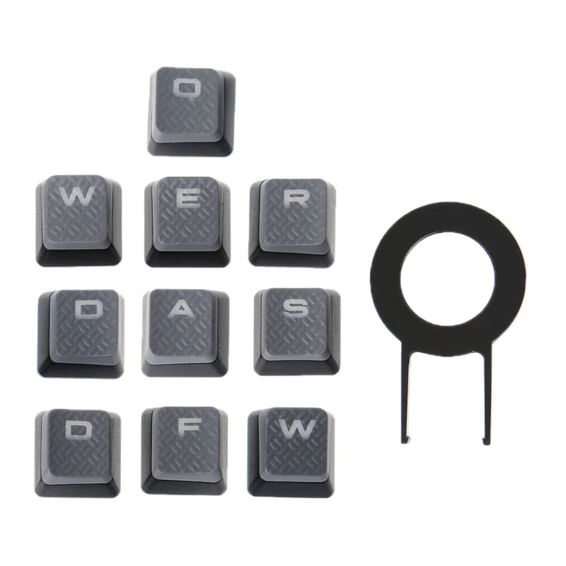 10Pcs 내구성 키 캡 기계식 게임용 키보드 키 캡 세트 forK70 RGB K95 K90