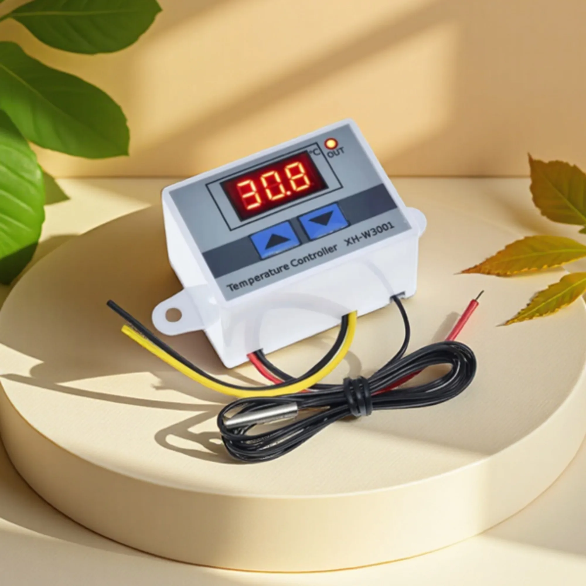 XH-W3001 เครื่องควบคุมอุณหภูมิแบบดิจิตอลสวิตช์อุณหภูมิจอแสดงผลดิจิตอลอัจฉริยะควบคุมอุณหภูมิควบคุมอุณหภูมิ 1