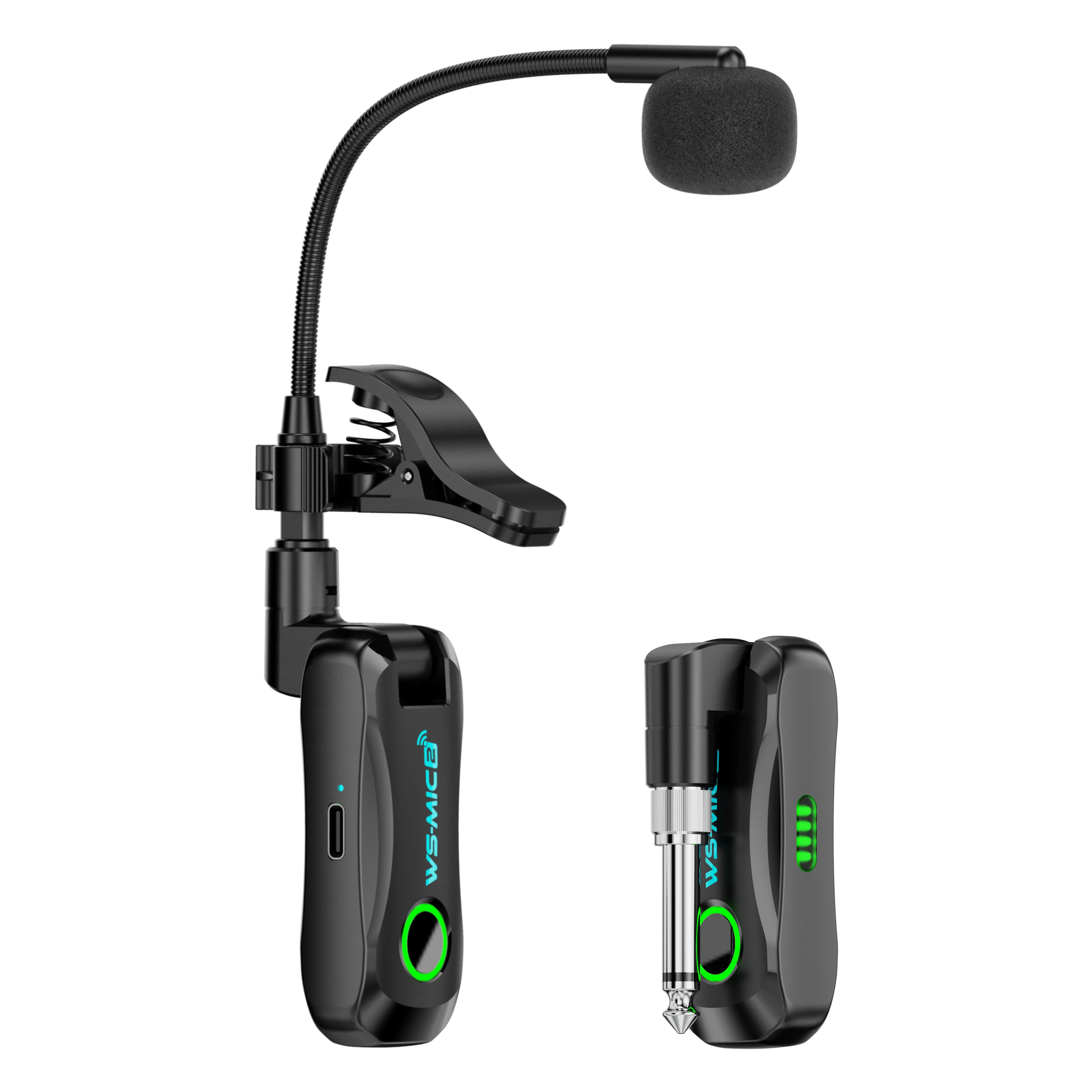 Premium Wireless Acoustic Instrument Microphone - High-Quality Audio with Anti-Interference Technology