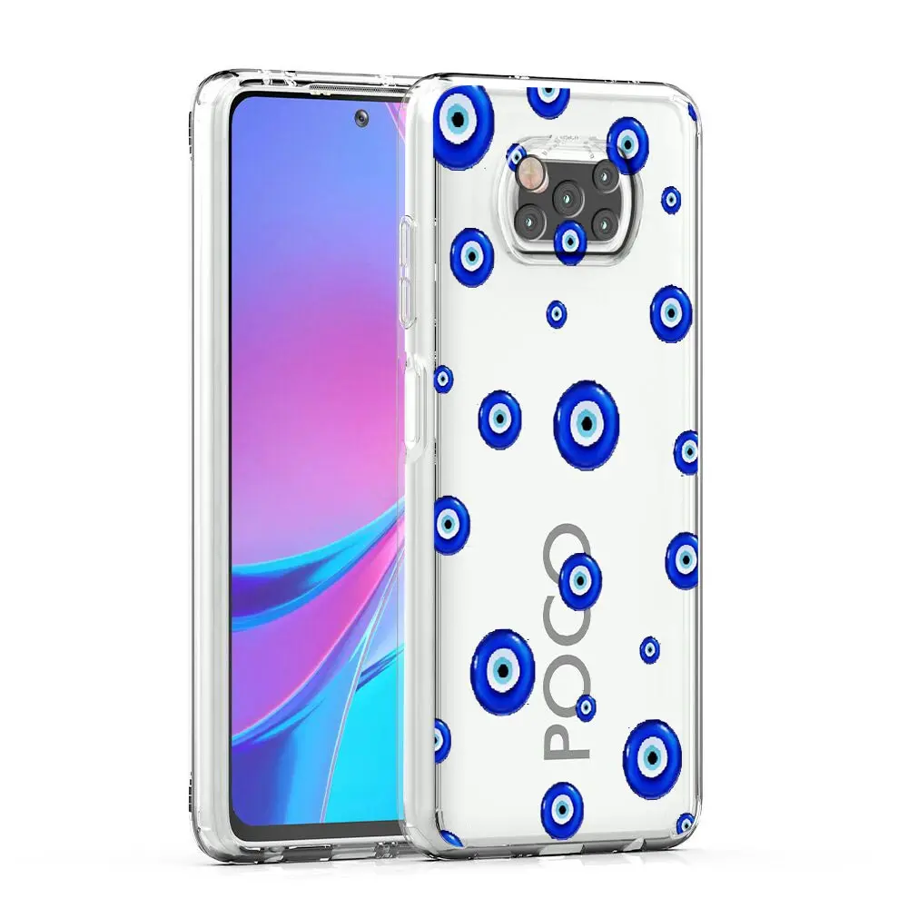 Blue Eye Art Clear Phone Case Cover