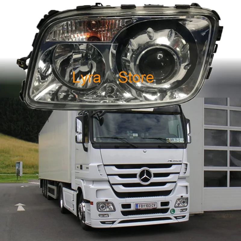 

1 PCS Head Light With LENS Fit For Mercedes Actros MP2 MP3 2008 HEADLIGHTS 9438202161 9438202061 9438200261 9438200161