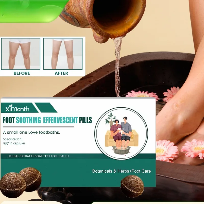 Soak Foot Bath Tablets Fat Killer Natural Herb Foot Health Care Skin Feet Pillole Effervescenti Per Rilassarsi Detox Muslimtisc.