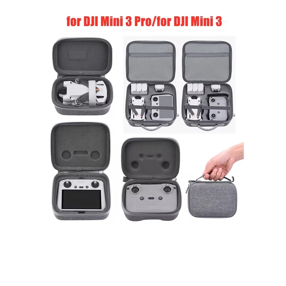 Storage Bag for DJI Mini 3 Pro DJI RC/RC-N1 Remote Controller Body Case Portable Handbag Carrying Box Smart Controller Accessory dji case drone case handbag case drone accessories drone storage bag