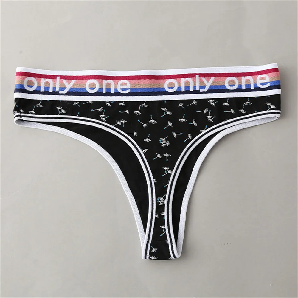 10Pcs Bulk Wholesale Women Sexy Underwear Sexy Low Rise Stretch Thong  Briefs Lady Cotton Letter Print Triangular Underpants 9903 - AliExpress