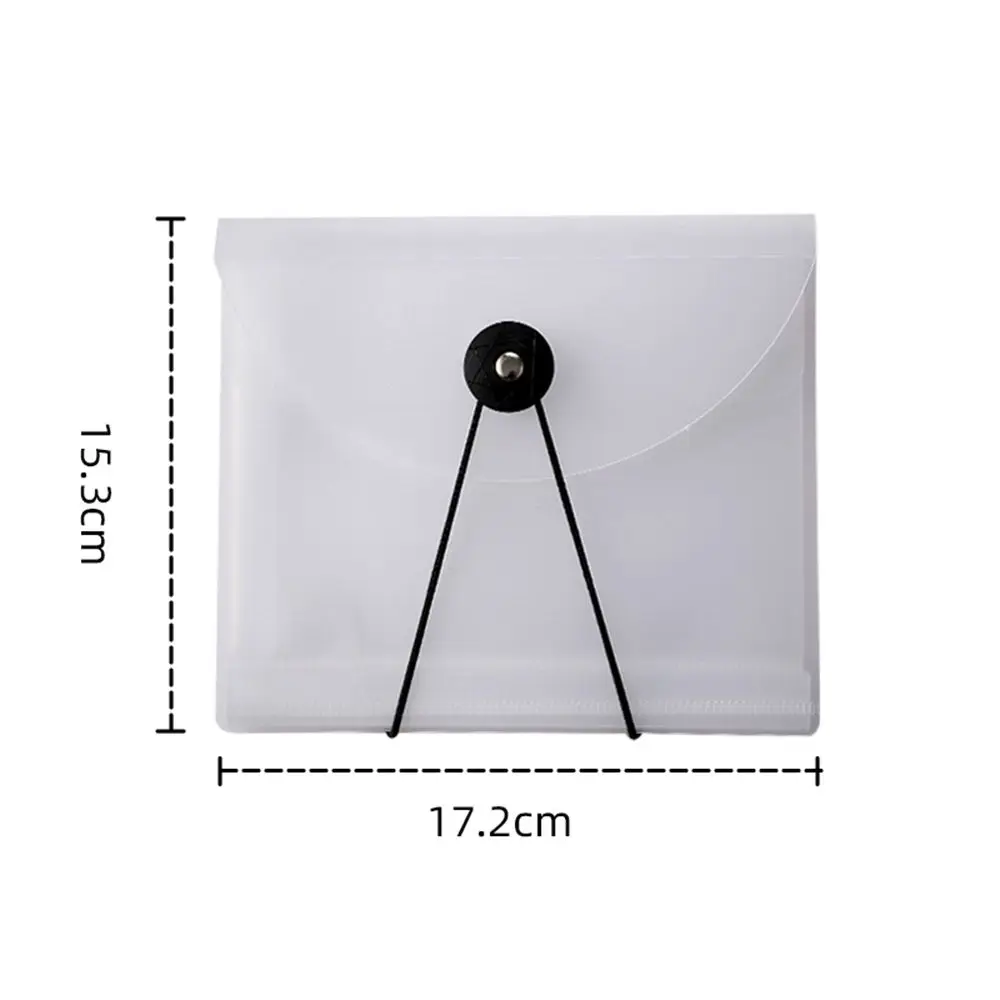 A6 Stickers Storage Book Transparent Nail Sticker Collecting Bandage Notebook Holder Cash Bill Organize Idol Photo Booklet 6