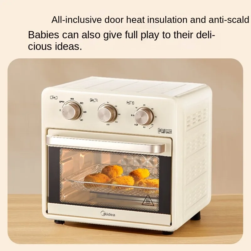 Midea Electric Oven, Household Multifunctional Oven, Visible Air Fryer, Air Fryer, Intelligent Home Small Oven Mini Oven