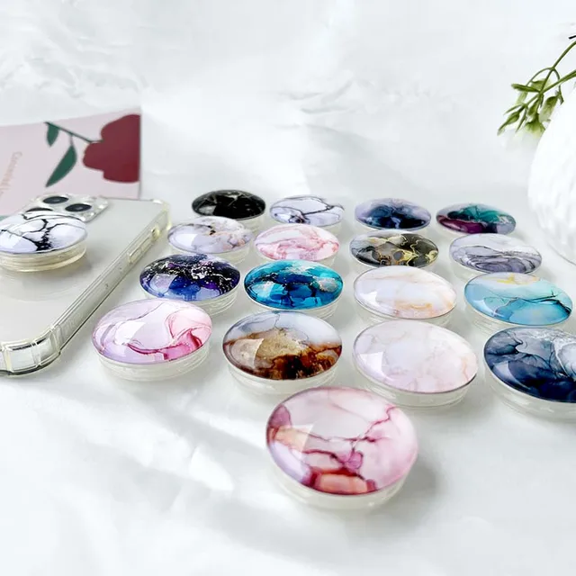 Marble Crystal Phone Grip 6