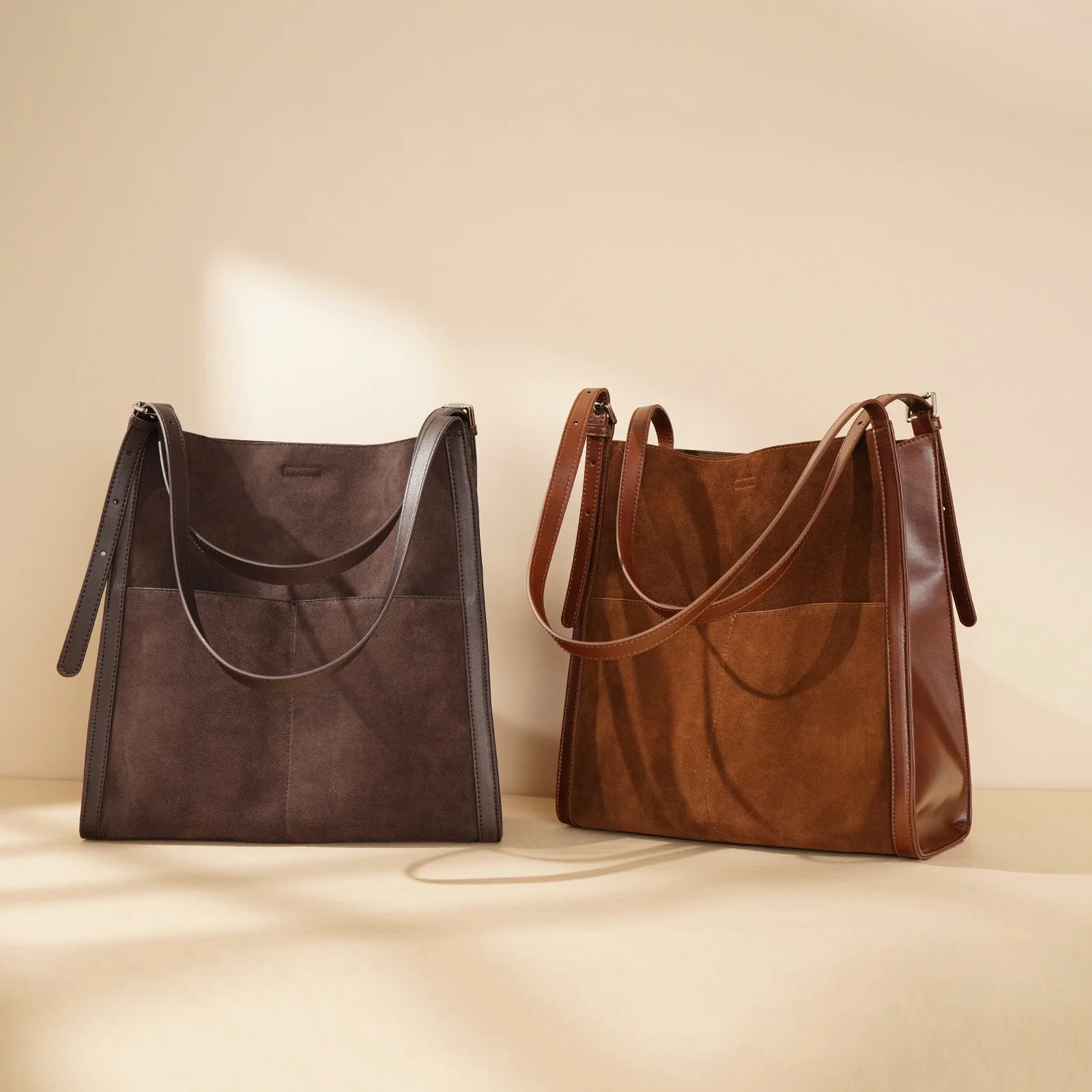 fashion-2024-genuine-leather-women-purse-bag-brown-tote-large-shoulder-handbag