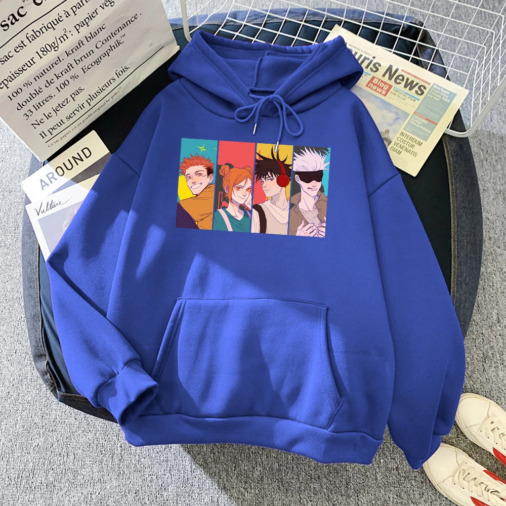 

2022Young Style Jujutsu Kaisen Printing Mens Sweatshirt Soft Brand Clothing Thermal Vintage Men'S Hoodie Oversized Loose Hoodies