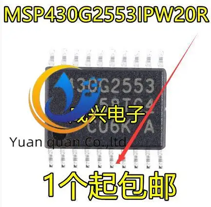 

10pcs original new MSP430G2553 MSP430G2553IPW20R TSSOP-20