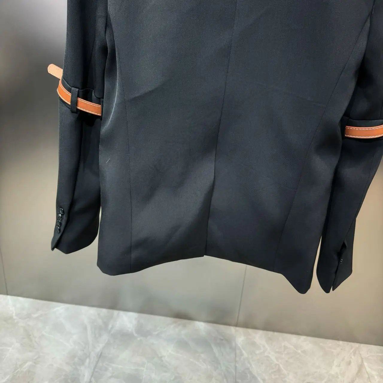 Lapel Long Sleeve Belt Decoration Blazer Femenino Spring 2024 New Elegant Waist Slimming All-Match Suit Coat Fro Women Fashion