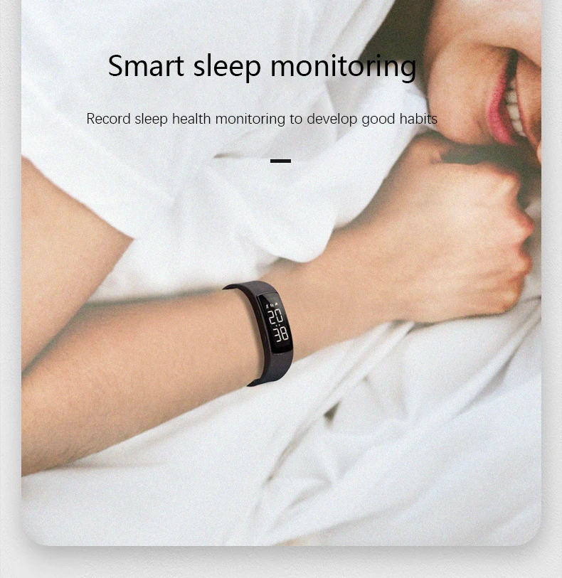 MOVER MY-T8 Wristband 8 Smart Bracelet AMOLED Blood Oxygen Fitness Tracker Heart Rate Bluetooth Waterproof Bracelet 8