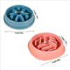 Pet Supplies Dogs and Cats Slow Food Bowl Puzzle Non-Choking Non-Slip Slow Feeder Thickened Plastic Plate Bowl Pet Feeding Bowl 5