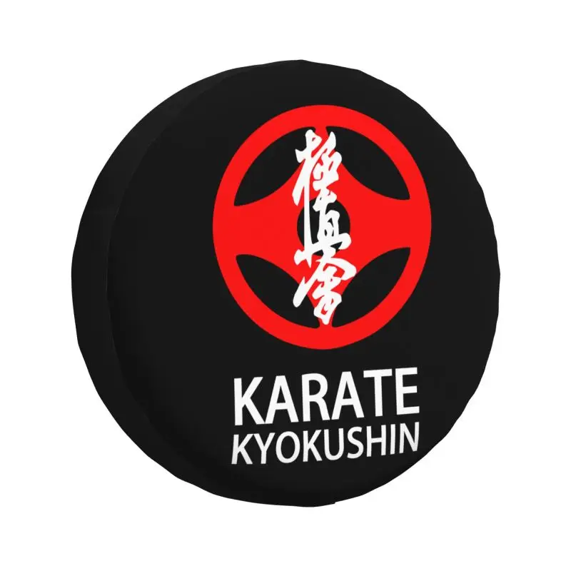 

Karate Kyokushin Spare Wheel Tire Cover for Grand Cherokee Martial Arts Jeep RV SUV Camper Vehicle Accessories 14" 15" 16" 17"