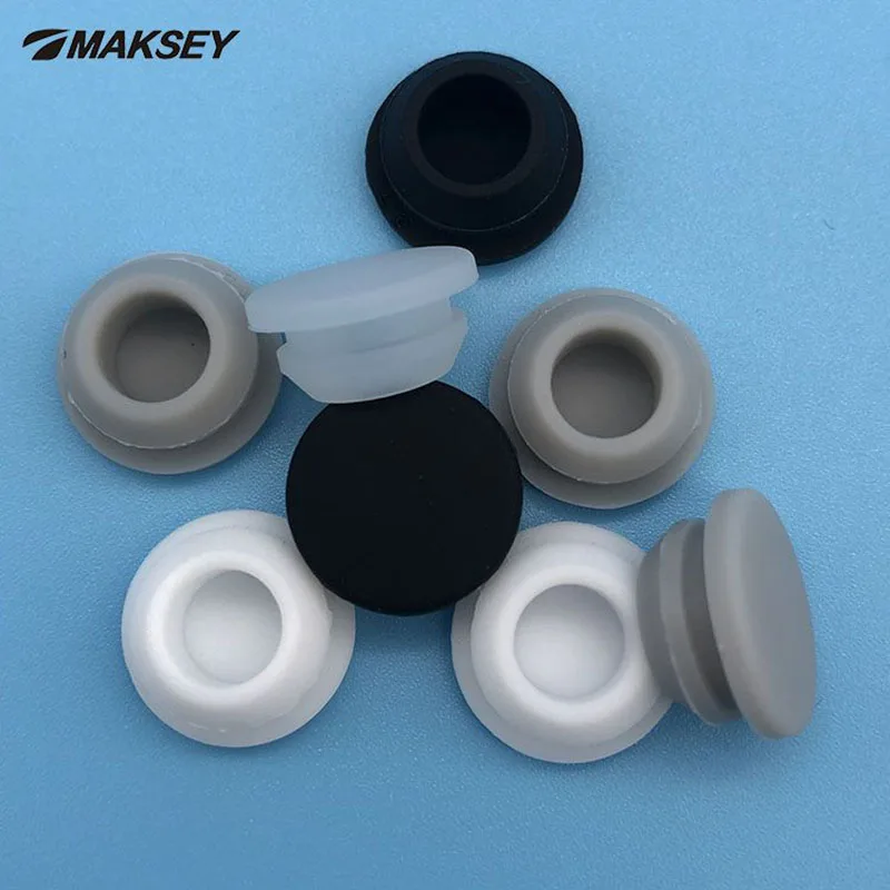 2.5 to 50.6mm Silicon T Plug Soft Rubber Seal Stopper Circle End Cap Sealing Plug Ring Gasket Grommet 32/34/36/38/40/42mm