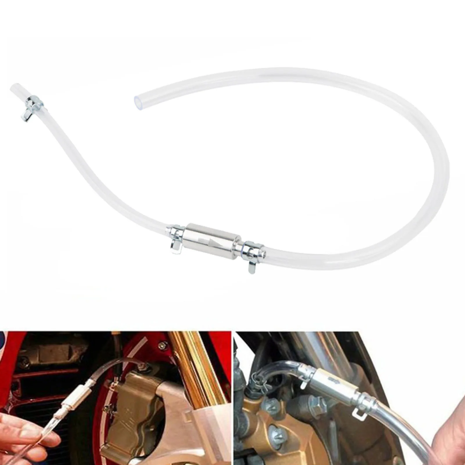 Brake Bleeder Tool Lockable Automotive with One Way Check Valve