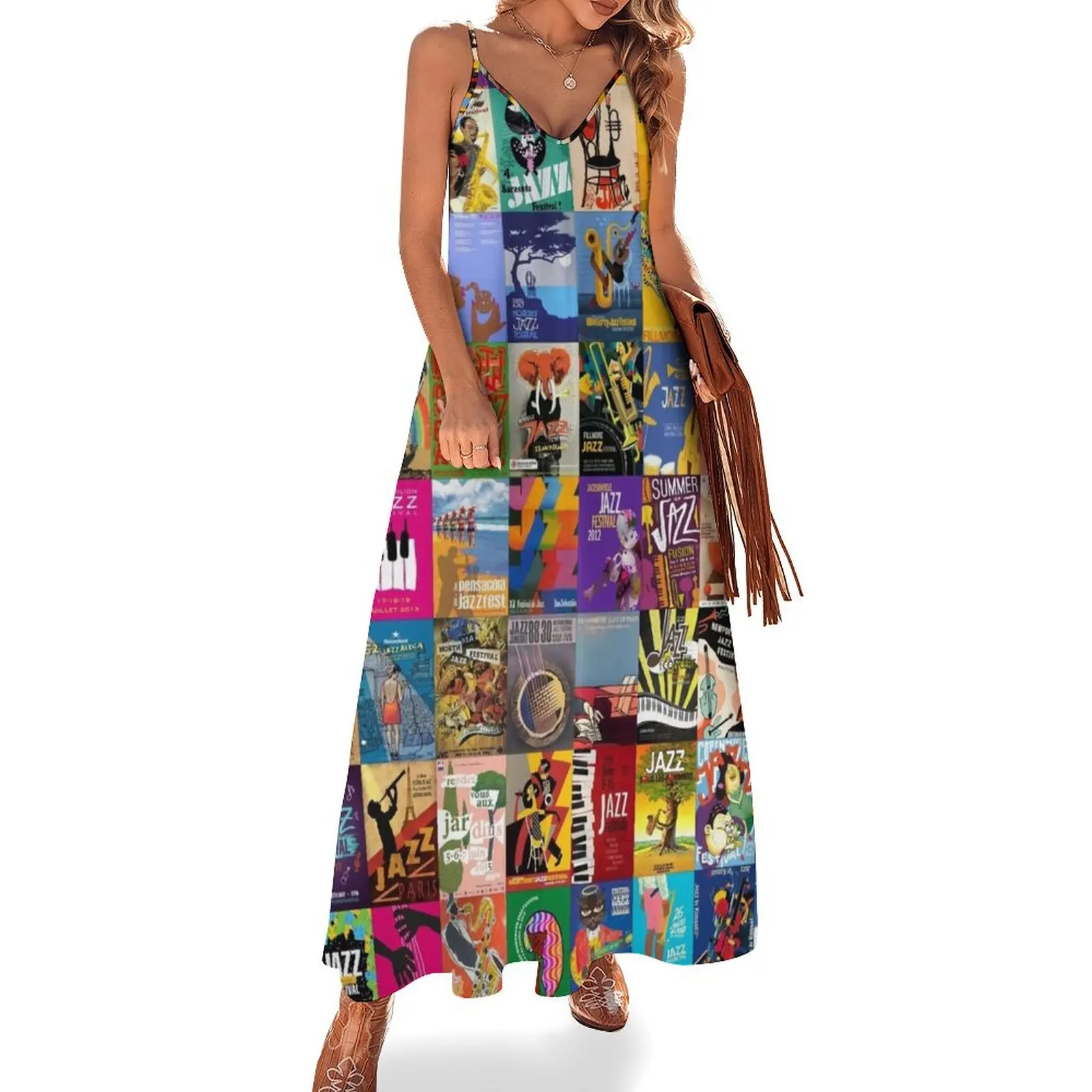 

Jazz Festivals Sleeveless Dress Woman dresses Summer dresses for women
