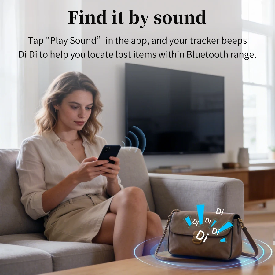Waterproof Smart Tag Key Finder for Pets and Personal Items