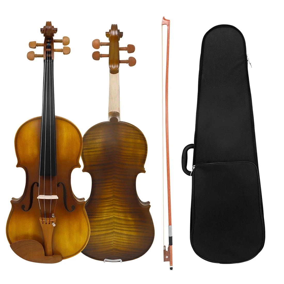 Professional 4/4 Full-Size Violin Set | Premium Sound, Handcrafted Finish & Complete Accessories