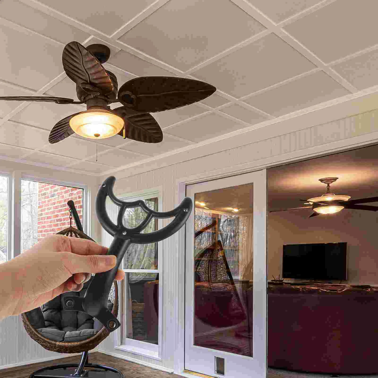2 Pcs Ceiling Fan Blade Arms Replacement Fan Blade Supplies Bracket For Holder Accessories Indoor Lighting
