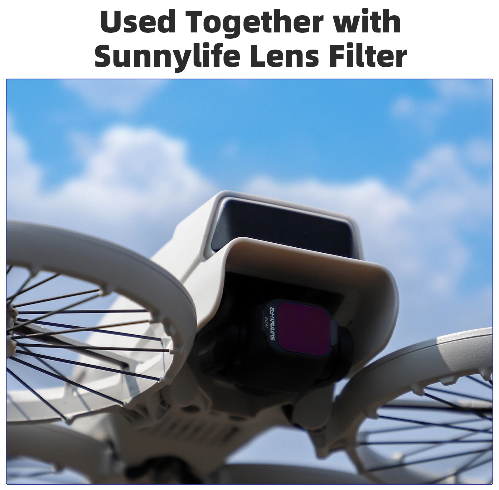 for DJI FLIP Lens Hood Gimbal Protection Anti-Glare Lens Lightweight Sunshade Cover Accessories