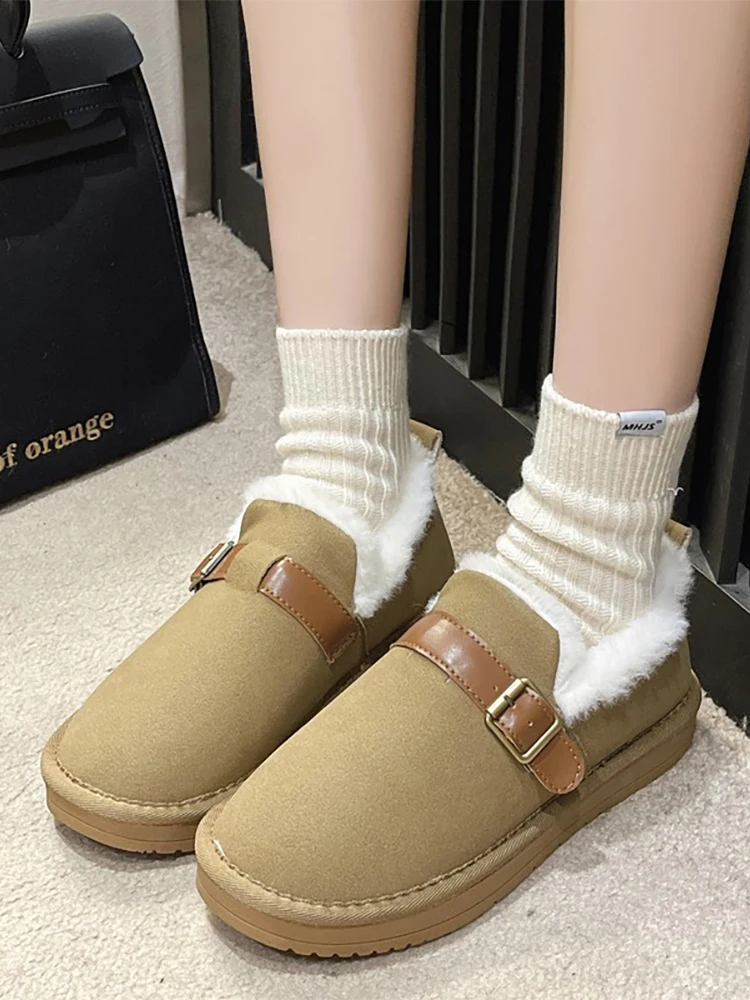 

Повседневная женская обувь, женская обувь без шнуровки с закрытым носком, осенне-зимнее новое платье без застежки, Мокасины, Осенние овчины, базовые