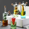 Kitchen Storage Sealed Bottles, Double-layer 2-in-1 Glass Bottles, Oil, Vinegar, Sauce, Seasoning Bottles, Kitchen Tools 3