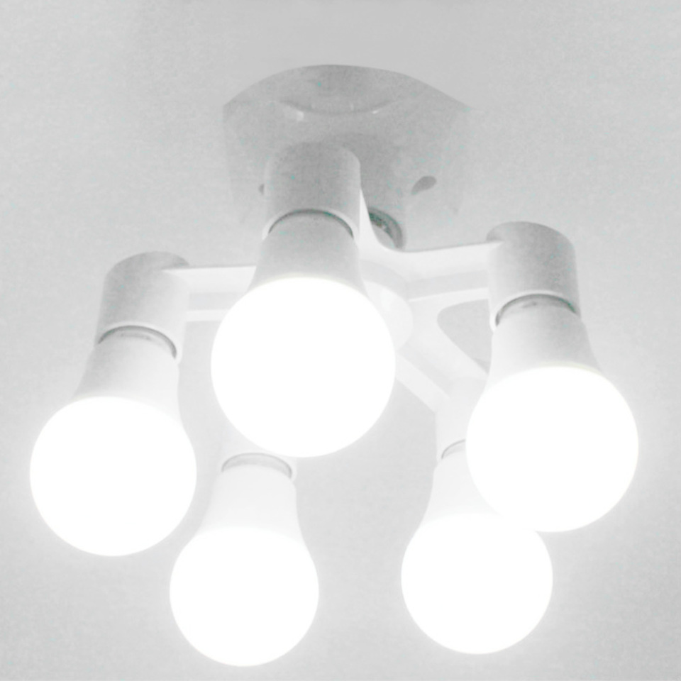 3 in 1/4 in 1/5 in 1 E27 to E27 Base Socket Splitter LED Light Lamp Bulb Adapter Holder Lamp Replacement Parts