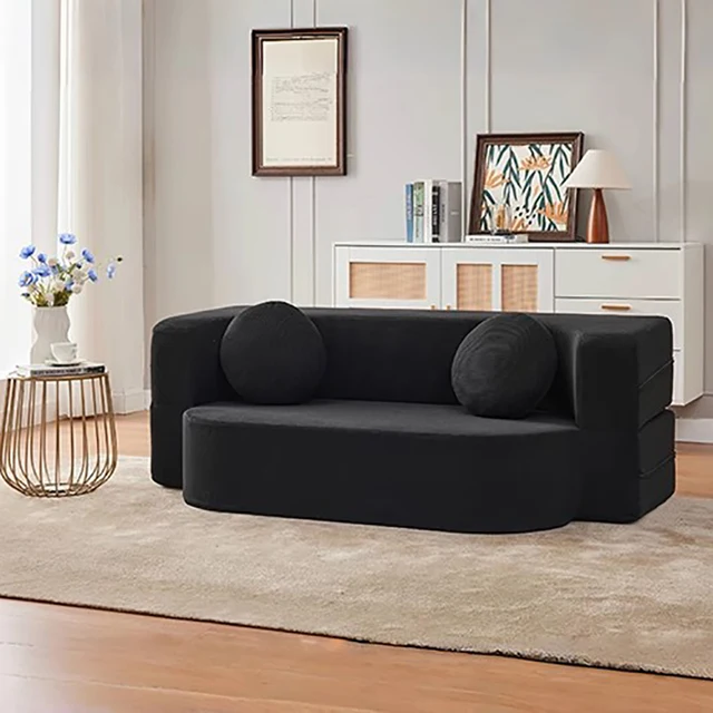 Classic French Living Room Sofas Boneless Modular Retro Glam Living Room Sofas Bedroom Universal Canape Compressé Home Furniture 1