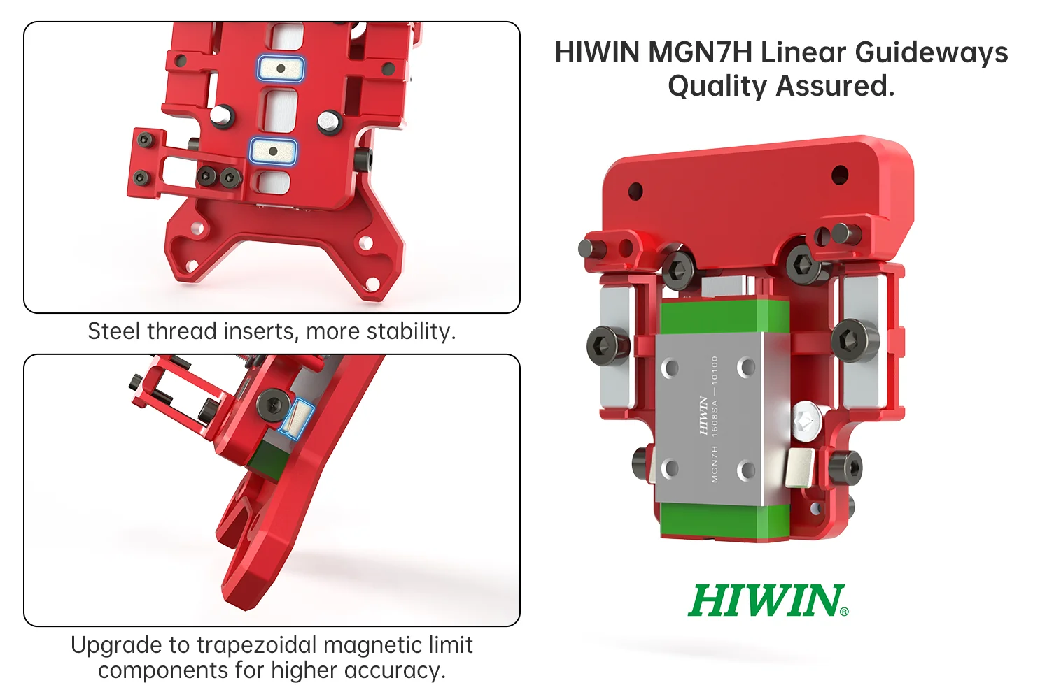Trilho de Guia Linear para Impressoras 3d Cnc Voron Tap v2 5v 24v Interruptor Óptico de Tensão Guia Pré-linear para Voron 2.4 r2 Voron Trident - Imagem 6
