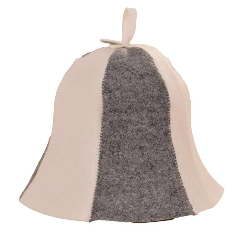 Shower Cap Bath Anti Heat Felt Head Protection Free Size Russian Style Shower Cap Sauna Hat Sauna Vaporarium Accessories sauna hats