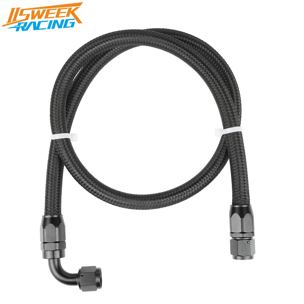 Cpe Braided Fuel Line Hose Kit 1m Braided Nylon Stainless Steel Fuel