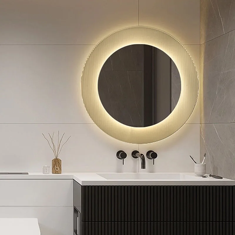 Custom-Made Round Music Playing Shatterproof Mirror, Bathroom LED Mirror -  China Bathroom Mirror and Colour Mirror Glass price