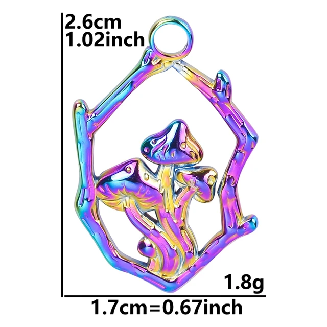 Stainless Steel Pendants Charm Nature Set 5pcs 54