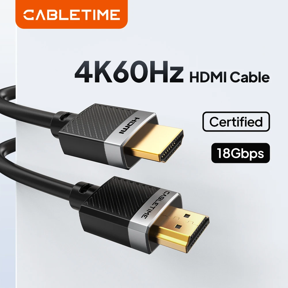 Premium 4K HDMI High-Speed Cable - 18Gbps, 60Hz