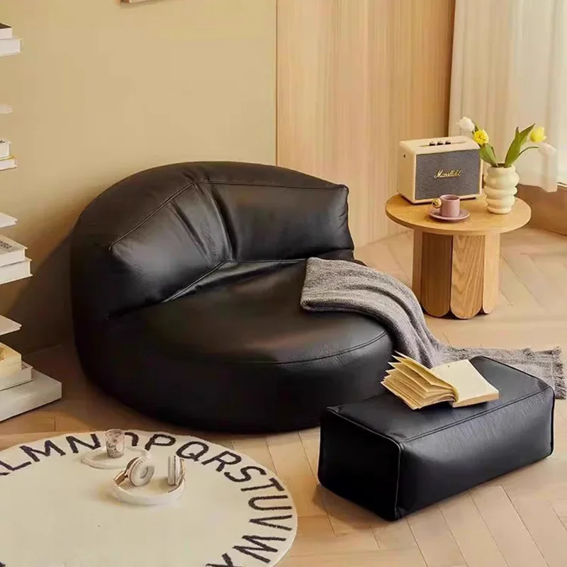 Modern Lounge Chair Nordic 1-person Comfortable Bedrooms Pouf Salon Lazy Relaxing Bases Y Marcos De Cama Library Furniture