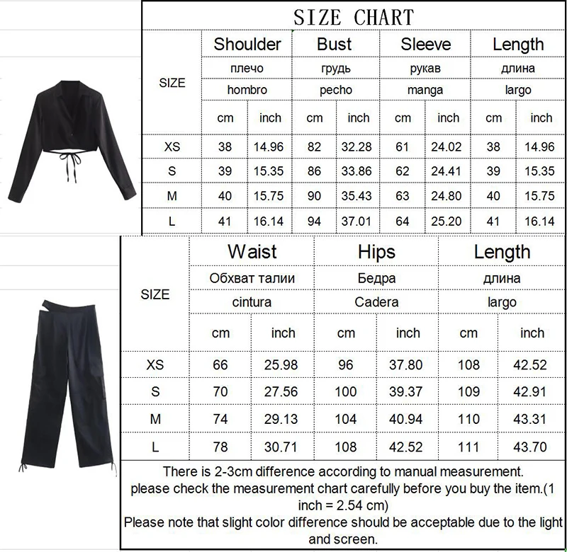 plus size dressy pant suits TFMLN Women Fashion 2 PCS Pants  Shirts Sets 2022 Long Sleeve Silk Blouse Casual Short Tops Female Soft Pants short suit set