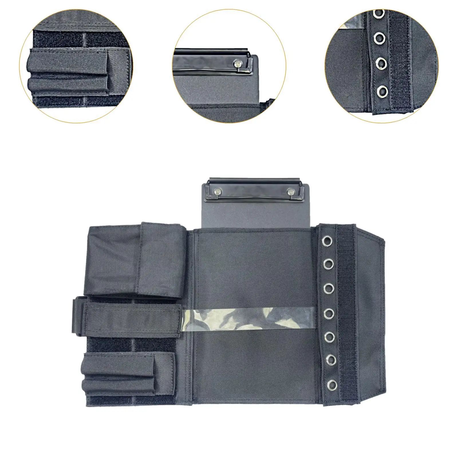 전문 조종사 항공 관람용 다리 스트랩 보드 오거나이저