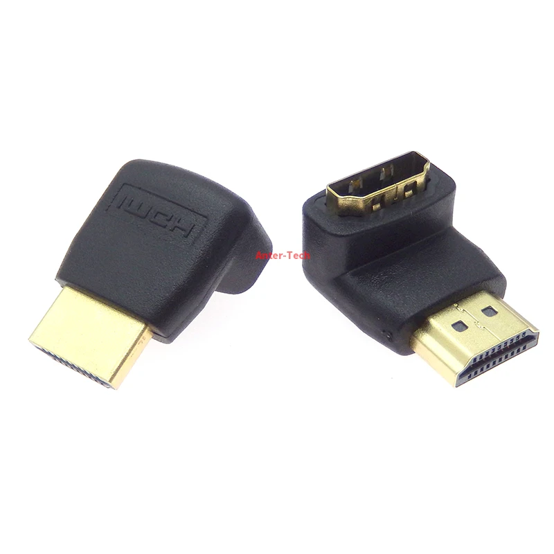 HDMI 90 degree right Angle Male and Female Elbow Adapter Connector