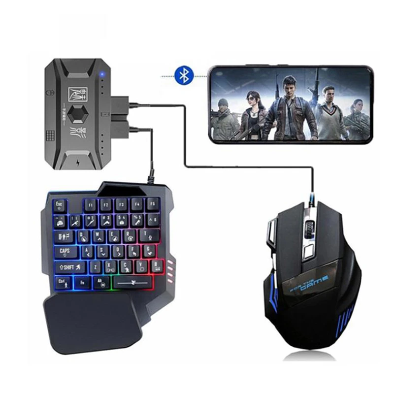 M1pro Mobile Controller Gaming Keyboard Mouse Converter Portable