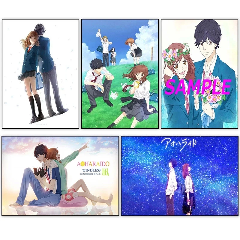 Printed Posters Home Decor Ao Haru Ride Anime Canvas Painting Manga Figure  Wall Artwork Modern Bedroom Cuadros Modular Pictures - Painting &  Calligraphy - AliExpress