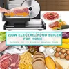 Electric Meat Cutter, Food Cutter With Adjustable Blades, Stainless Steel Vegetable Bread And Beef Slicer 6
