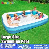 Grande piscine gonflable de 2/3M, grandes piscines à cadre amovible pour la famille et les enfants, Desmomtables Alberca au-dessus du sol 1
