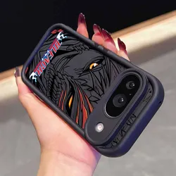 Bleach - Inspired Soft TPU Phone Case with Eyes Ladder Design and Lanyard Attachment - Pixel 9 ProXL 5G (EH01 - JTH)