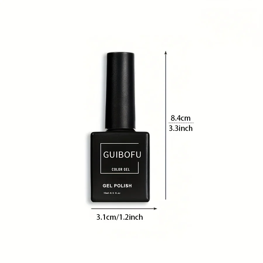 Timeless Black & White Gel Polish Duo - 2pcs 15ml Set
