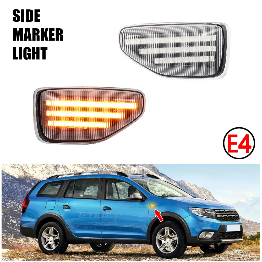 Fari Anteriori Dinamici LED Per Dacia Sandero 2, Logan 2, Duster 2 (2012-2022) – Indicatore Direzione Sequenziale
