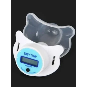 Infants Baby Practical Digital Temperature Pacifier LCD Nipple Oral Thermometer Mouth Alarm Electronic Gadgets Temperature 6