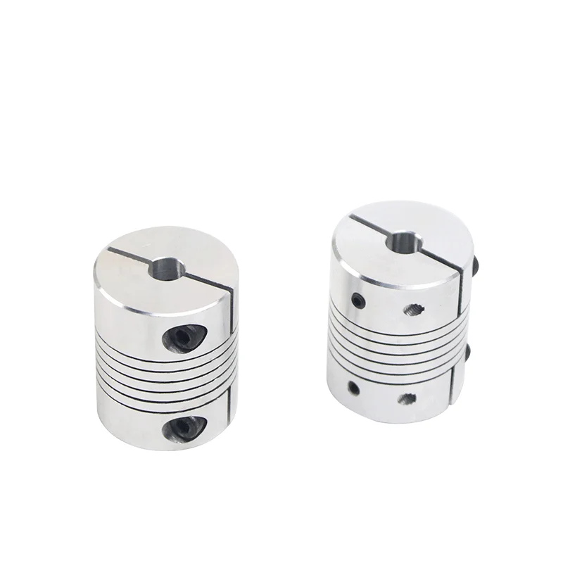 1pcs D25L30 Aluminum Alloy Elastic Coupling Winding Screw Motor Encoder Inner Hole 5mm 6mm 8mm 9mm 10mm 12mm aluminium flexible coupler
